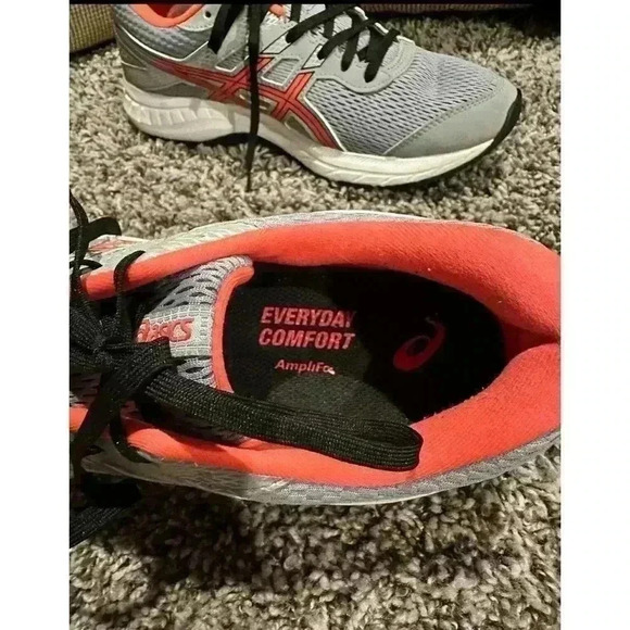 Asics Womens Gel Contend 6 1012A571 Gray Running Shoes Sneakers Size 10 - Picture 6 of 9